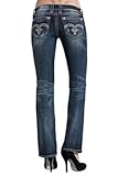 Rock Revival Jeans Alanis BN Bootcut Jeans with Swarovski Crystals