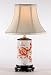Small Asian Foo Dog Porcelain Table Lamp