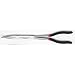 Bent Long Nose Plier, 13-1/4 in., Serrated