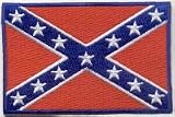 Confederate Flag Iron On Patch
