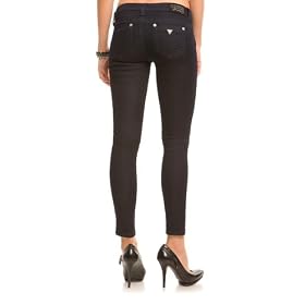 GUESS Power Skinny Jeans - Super Dark Rinse Bl