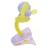 Childs push chair fan with clip -lilac