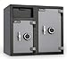 Mesa MFL2731EE BLKGR 6.7-cu ft 2-Compartment Drop Safe w/Electronic Lock