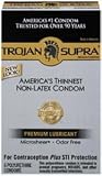 Condom: Trojan Supra Lubricated (Polyurethane) 6 Pack