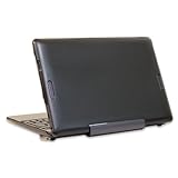iPearl mCover Hard Shell Case for 10.1" ASUS Transformer Book T100 series 2-in-1 ultraportable laptop (SSD Version Only, 500 GB Hard Drive Version Not Compatible, please contact for a Free Separate Bottom Case) - Black