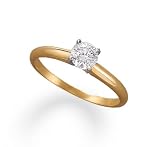 1/4 to 1/2 ct. Round Diamond Solitaire Engagement Rings