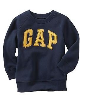 GAP (ギャップ) ロゴ入りトレーナー/ネイビー