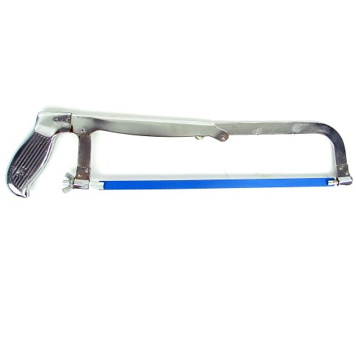 Trademark Tools 75-4610 Hawk 3 Size Adjustable Chrome Hacksaw