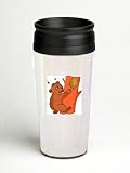 16 oz. Double Wall Insulated Tumbler with climbing bear - Paper Insert