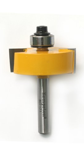 Kempston 307171 Rabbeting Bit, 1/4-Inch Shank, 1-3/8-Inch Cutting Diameter, 1/2-Inch Cutting Length with 6-Bearing Set