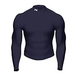 Men's Under Armour ColdGear Longsleeve Mock Turtleneck Top - Midnight Navy