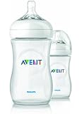 Philips Avent BPA Free Natural Polypropylene Bottle, 9 Ounce, 2 Count
