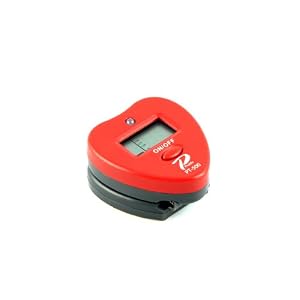Profile Digital Tuner with Pick Holder, Red, AMS-PT-500/RD