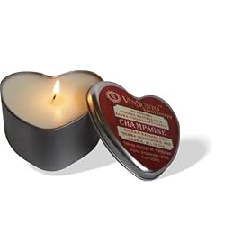 Vinotherapy ROSE Warm Moisturizer, Massage Oil, and Candle All-in-one (heart shape)