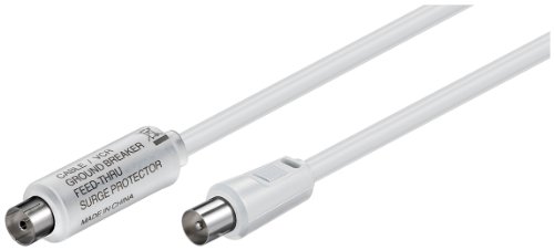 Wentronic Mantelstromfilter (Koaxial-Stecker SAT MSF IEC Kable) 10,0 m wei&szlig; Preisvergleich