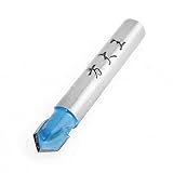 uxcell エンドミルカッター　ストレートシャンクエンドミル　　ルータービット　大工道具　シルバートーン　ブルー