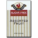 Golden Farm, SugarFree Assorted Fruit Candy - 3.25 Oz Pack, 6 Packs
