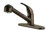 Ultra Hardware 27523 Jersey Single-Handle Centerset Kitchen Faucet, Bronze