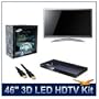 Samsung UN46C8000 46" 1080p 3D LED TV, 1080p Resolution, 3D Technology, 3D HyperReal Picture Engine, Touch of Color Design, Kit Includes 2 Pairs of 3D Glasses, BD-C5900 1080p 3D Blu-ray DVD Player, Dig Pro HDMI Cable