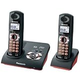 Panasonic KX TG9372B - Cordless phone w/ call waiting caller ID & answering system - DECT - black + 1 additional handset(s)