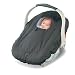 Jolly Jumper Sneak a Peek Sneak-a-Peek Infant Carseat Cover Deluxe Black