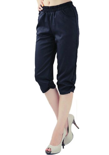 (ゴールドジャパン)Goldjapan カプリパンツ7分丈パンツ綿パンウエストゴム