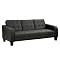 Central Park Convertible Sofa-Black