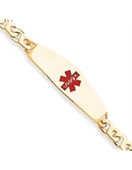 7 Inch 14k Gold Medical Jewelry Bracelet
