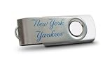 Centon New York Yankees Edition DataStick Swivel 1 GB USB 2.0 Flash Drive DSVM1 GB-NYY (White)