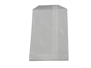 - 100 - Flat Glassine Wax Paper Bags - 4 1/2in x 6 3/4in - (11.4cm x 17.1cm) - Includes JenStampz Top 10 - Medium