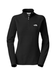 The North Face Women's Glacier 1/4 Zip TNF Black Large