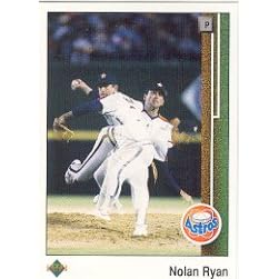 1989 Upper Deck Nolan Ryan Baseball Card #145 - Shipped In Protective Display Case!