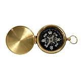 Brass Magnetic Compass - Valor , Camping Compasses by 