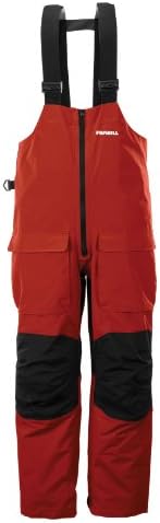 Frabill F2 Surge Rainsuit Bib, 3X-Large, Red