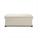 benches indoor with storage:Aurora Storage Bench in Cream