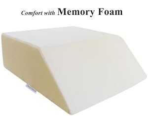 InteVision Ortho Bed Wedge with High Quality, Removable Cover (Size: 8