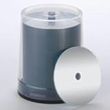Toughcoat Plus Silver CD 100QTY 100 Disc Spindled Hub Printable