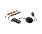 LED Clip Glaskantenbeleuchtung Glasbodenbeleuchtung warm weiß mit 2 LED Clips Vitrinenbeleuchtung Glasplattenbeleuchtung