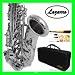 NEW Band Silver/Nikel Alto Saxophone/Sax Lazarro+11 Reeds,Case and Extras (Value $200)