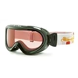  : Bolle Kids' Stoke Goggle,Shiny Black Candy,Vermillon Lens