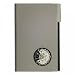 Mens Gift Sterling Silver Plated Gold Ball Business Card Holder