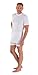 Men's Crew Neck Undershirt (Natural White, Small) Top Gifts for Father's Day MB6001-NWH-S