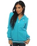 Luxirie by LRG - Luxirie by LRG The Lux Roots Zip Hoody in Turquoise,Sweatshirts for Women