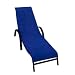 Terry Lounge Chair Cover, Royal Blue