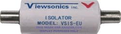 VSIS-EU Cable TV Ground Loop Isolator