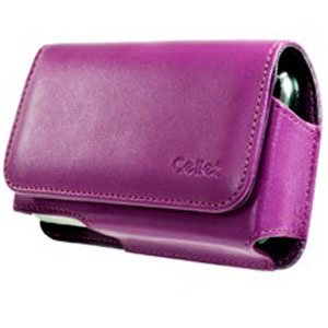 Noble Horizontal Case with belt clip for BlackBerry 8800 (Purple)