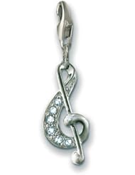 Thomas Sabo Treble Clef Charm, Sterling Silver