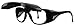 Sellstrom 72905 X35 Shade 5 Flip Up Safety Cutting Glasses (Pack of 12)