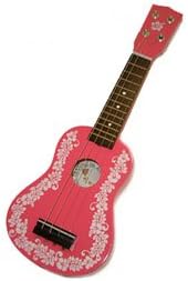 4 String Ukulele 17" Pink