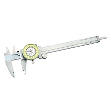 Starrett 1202F Series Dial Caliper, Stainless Steel, Inch, For Depth/Inside/Outside/Step Measurements